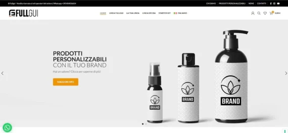 Nuovo Ecommerce Prodotti Per Parrucchieri Personalizzati