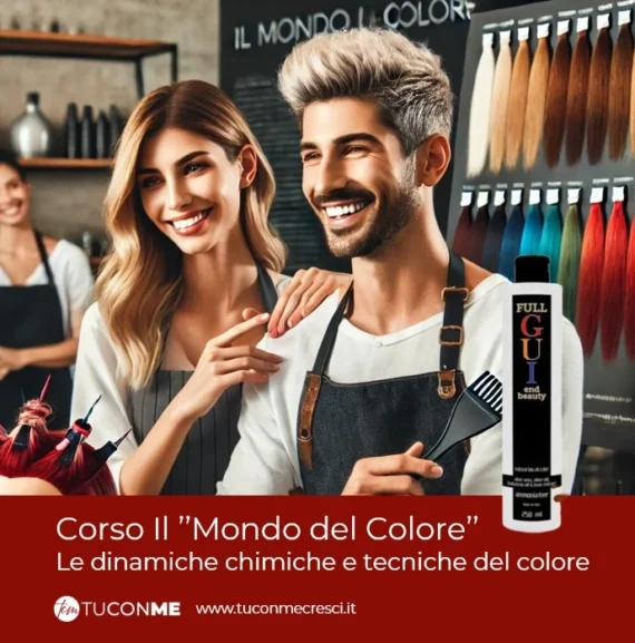 Corso il Mondo del Colore: comprendere a fondo le dinamiche chimiche e tecniche del colore