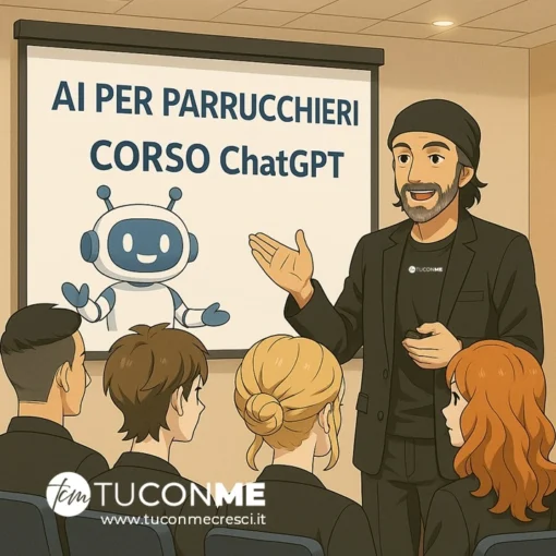 Corso ChatGPT per Parrucchieri, impara lAI per il tuo Salone
