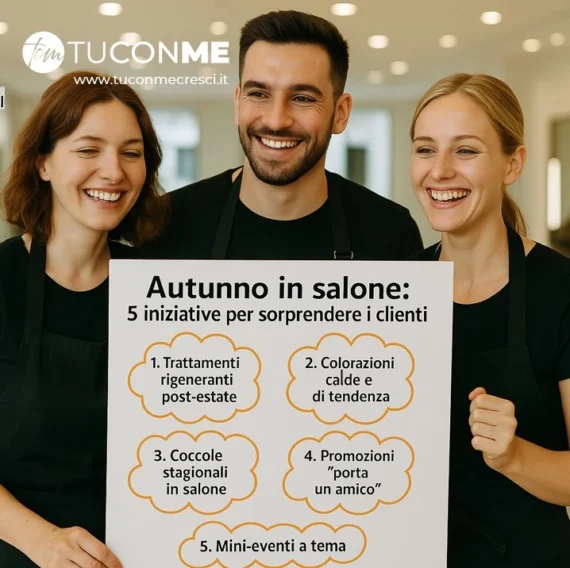Idee Autunno Salone Parrucchieri: 5 Iniziative per Sorprendere i Clienti