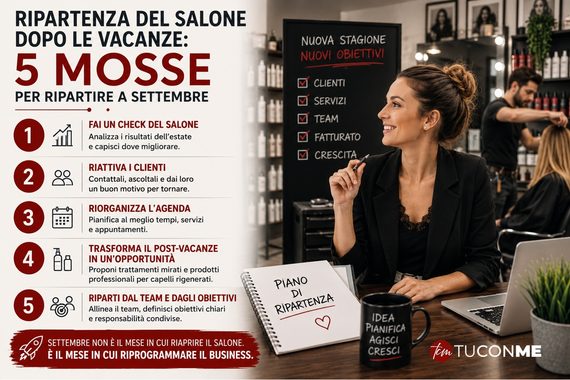 Ripartenza del Salone dopo le Vacanze: 5 Mosse per Ripartire a Settembre