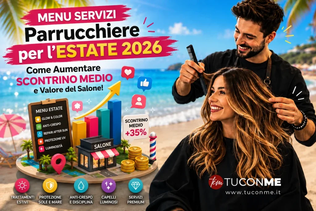 Menu Servizi Parrucchiere per l’Estate 2026
