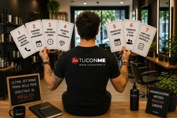 Fine Luglio nel Salone: 7 Mosse per Arrivare alle Ferie con l'Agenda Piena